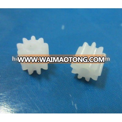 Small plastic standard motor gear in POM material